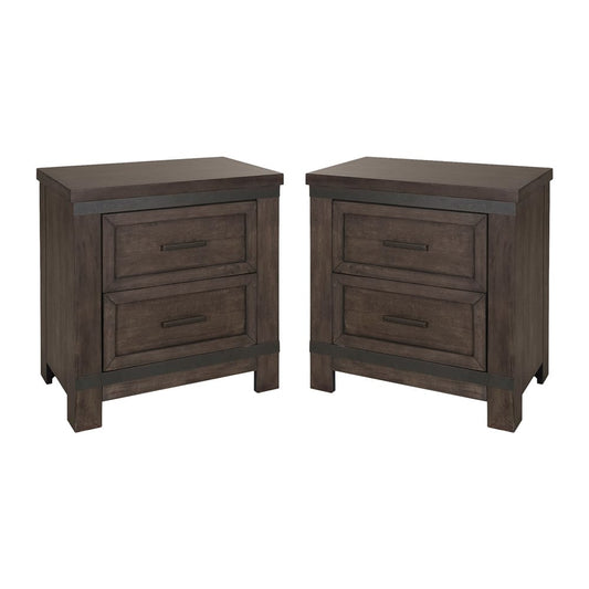 Liberty Furniture - Thornwood Hills 2 Night Stands - 759-BR-2NS view 1