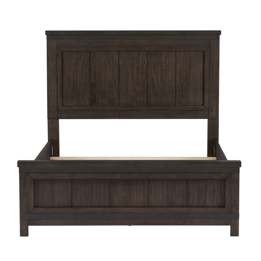 Liberty Furniture - Thornwood Hills 3 Piece Full Panel Bed, Dresser & Mirror Set - 759-YBR-FPBDM veiw 3