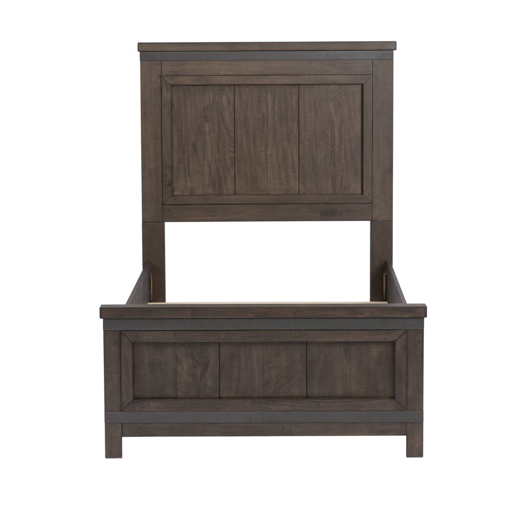 Liberty Furniture - Thornwood Hills 3 Piece Twin Panel Bed, Dresser & Mirror Set - 759-YBR-TPBDM veiw 3