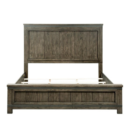 Liberty Furniture - Thornwood Hills 4 Piece Queen Panel Bed, Dresser & Mirror, Chest Set - 759-BR-QPBDMC veiw 3
