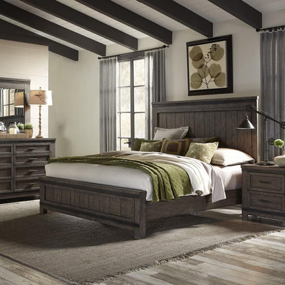 Liberty Furniture - Thornwood Hills 4 Piece Queen Panel Bed, Dresser & Mirror, Nightstand Set - 759-BR-QPBDMN veiw 1