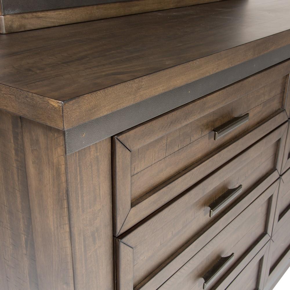 Liberty Furniture - Thornwood Hills 5 Piece Queen Storage Bed, Dresser & Mirror, Chest, Nightstand Set - 759-BR-QSBDMCN veiw 11