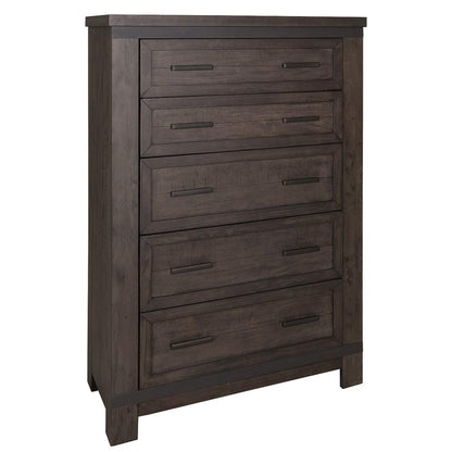 Liberty Furniture - Thornwood Hills 5 Piece Queen Two Sided Storage Bed, Dresser & Mirror, Chest, Nightstand Set - 759-BR-Q2SDMCN veiw 5