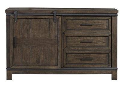 Liberty Furniture - Thornwood Hills Barn Door Dresser - 759-BR30 veiw 1