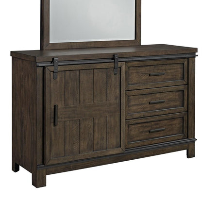 Liberty Furniture - Thornwood Hills Barn Door Dresser - 759-BR30 veiw 3