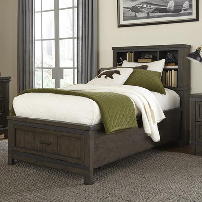 Liberty Furniture - Thornwood Hills Full Bookcase Bed - 759-YBR-FBB veiw 1