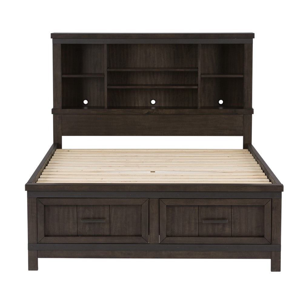 Liberty Furniture - Thornwood Hills Full Bookcase Bed - 759-YBR-FBB veiw 2