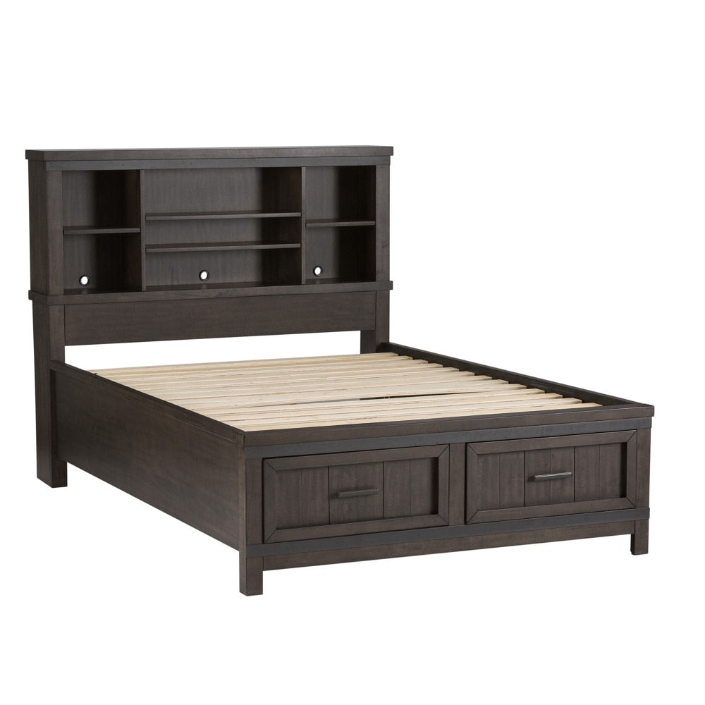 Liberty Furniture - Thornwood Hills Full Bookcase Bed - 759-YBR-FBB veiw 3