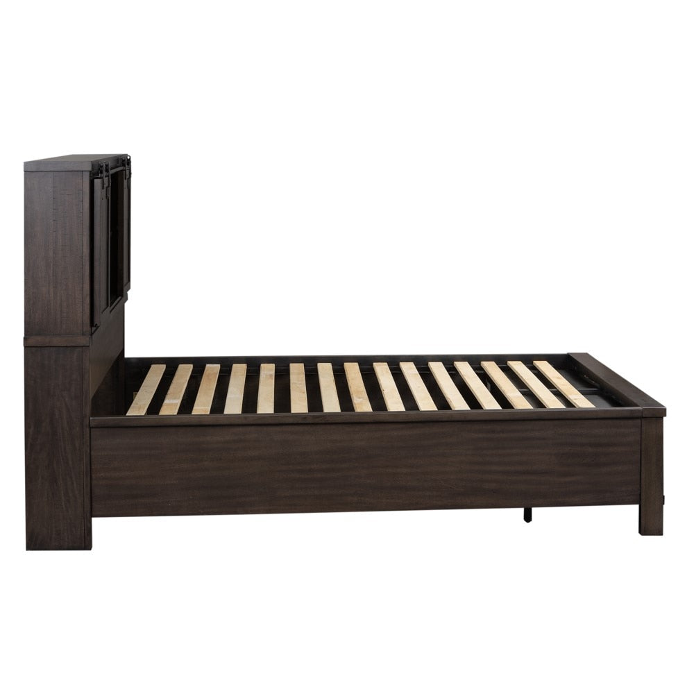 Liberty Furniture - Thornwood Hills King Bookcase Bed - 759-BR-KBB veiw 4