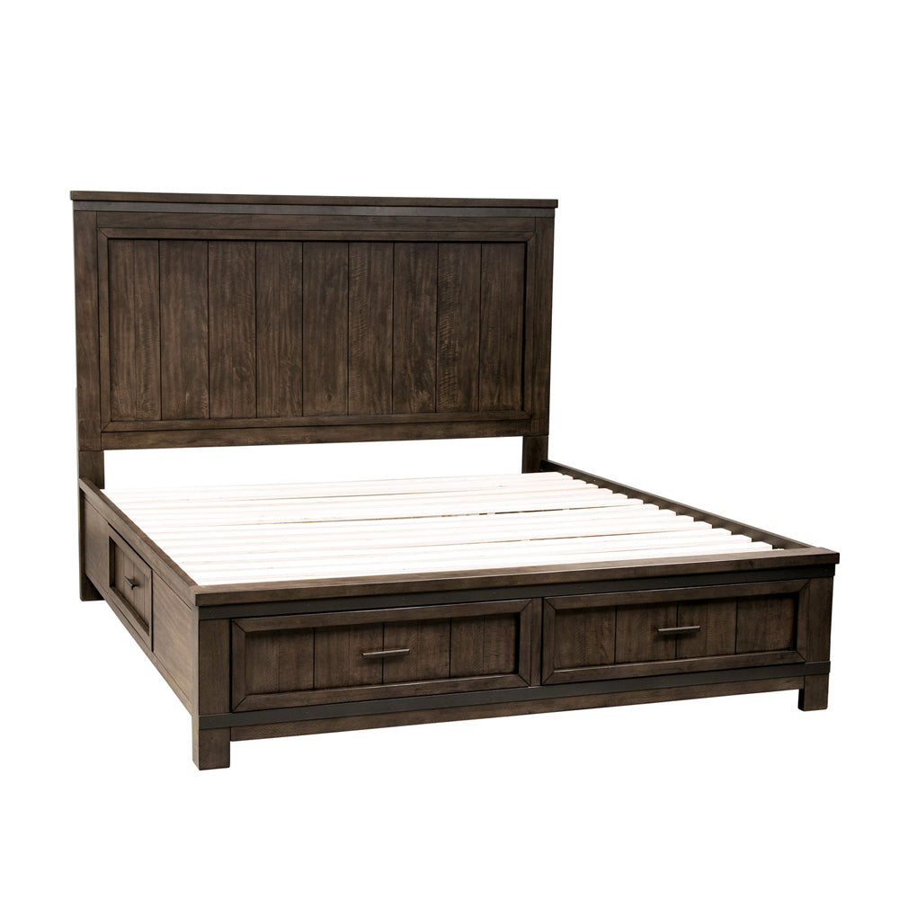 Liberty Furniture - Thornwood Hills King Two Sided Storage Bed, 2 Night Stands - 759-BR-K2S2NS view 3