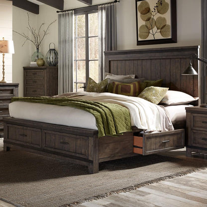 Liberty Furniture - Thornwood Hills King Two Sided Storage Bed - 759-BR-K2S veiw 3