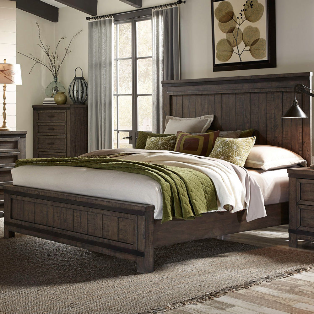 Liberty Furniture - Thornwood Hills Queen Panel Bed, 2 Night Stands - 759-BR-QPB2NS view 9