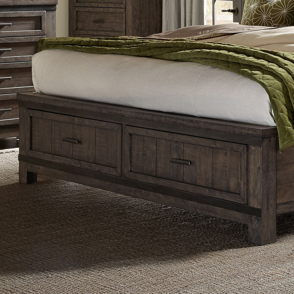 Liberty Furniture - Thornwood Hills Queen Storage Bed, 2 Night Stands - 759-BR-QSB2NS view 4