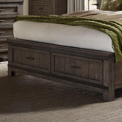Liberty Furniture - Thornwood Hills Queen Storage Bed - 759-BR-QSB veiw 5