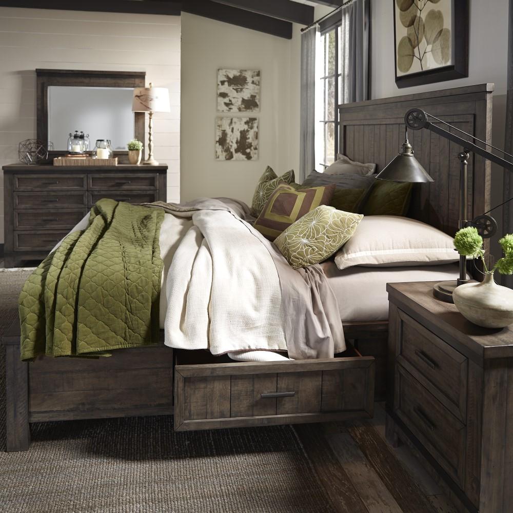 Liberty Furniture - Thornwood Hills Queen Two Sided Storage Bed - 759-BR-Q2S veiw 6