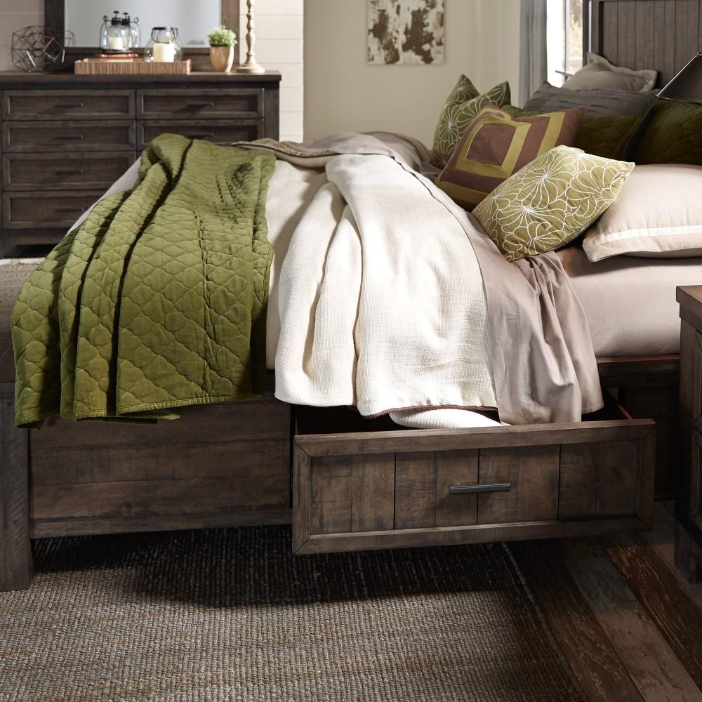 Liberty Furniture - Thornwood Hills Queen Two Sided Storage Bed - 759-BR-Q2S veiw 7