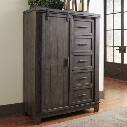 Liberty Furniture - Thornwood Hills Sliding Door Chest - 759-BR42 veiw 2