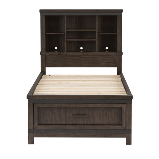 Liberty Furniture - Thornwood Hills Twin Bookcase Bed - 759-YBR-TBB veiw 2
