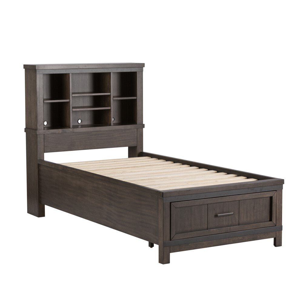 Liberty Furniture - Thornwood Hills Twin Bookcase Bed - 759-YBR-TBB veiw 3