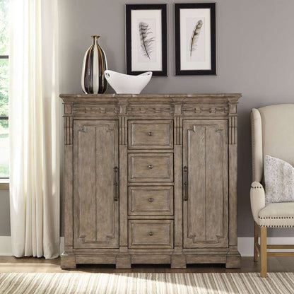 Liberty Furniture - Town & Country 4 Drawer 2 Door Chesser - 711-BR32 veiw 1