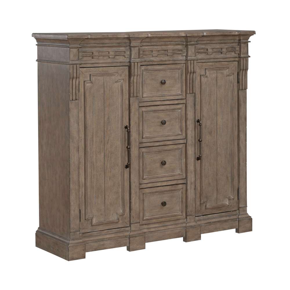Liberty Furniture - Town & Country 4 Drawer 2 Door Chesser - 711-BR32 veiw 2