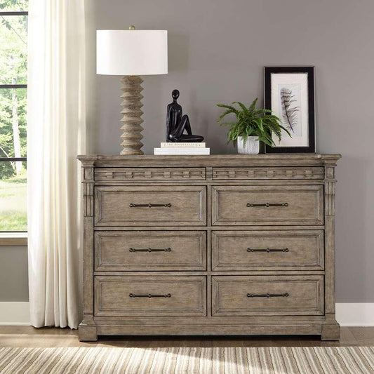 Liberty Furniture - Town & Country 8 Drawer Dresser - 711-BR31 veiw 1