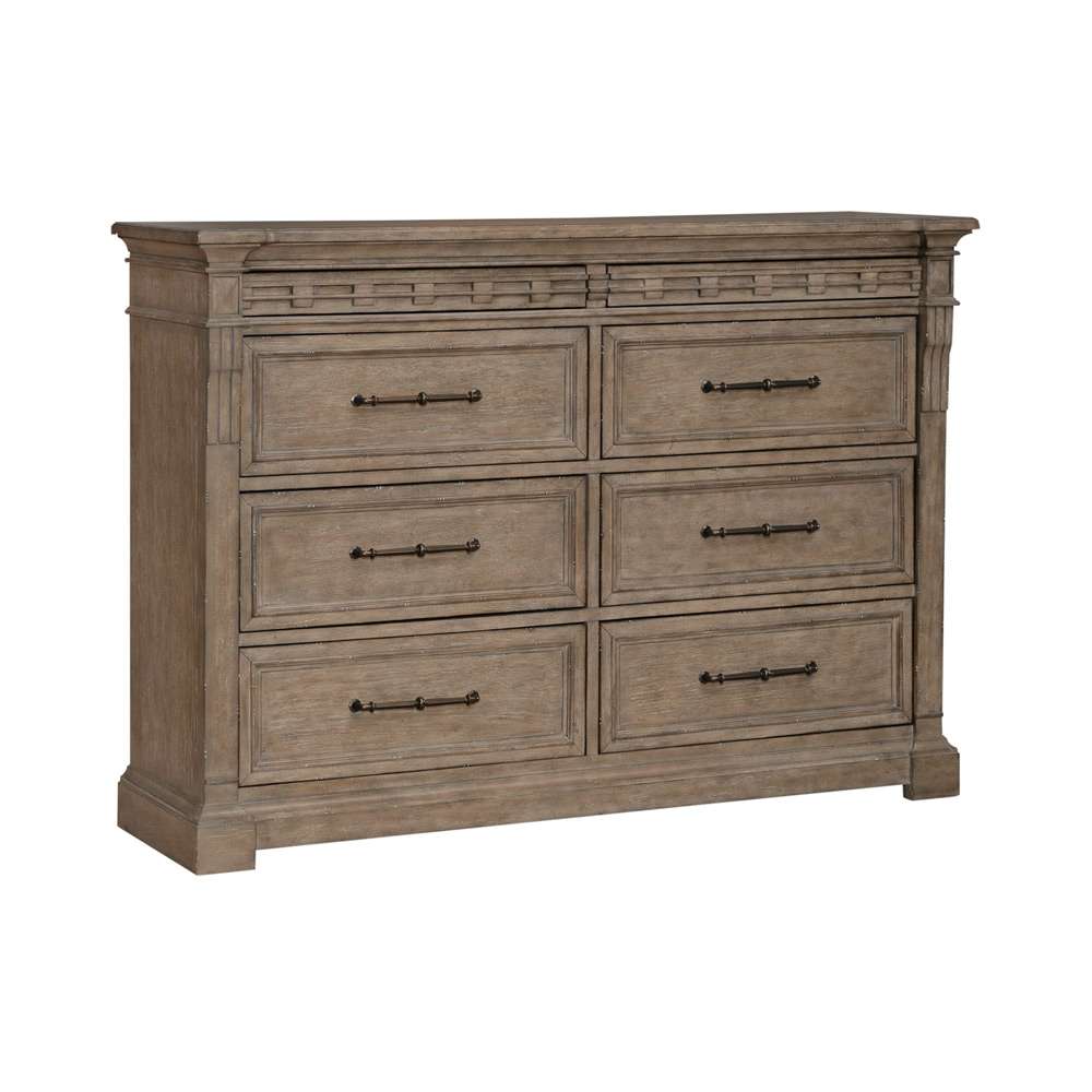 Liberty Furniture - Town & Country 8 Drawer Dresser - 711-BR31 veiw 2