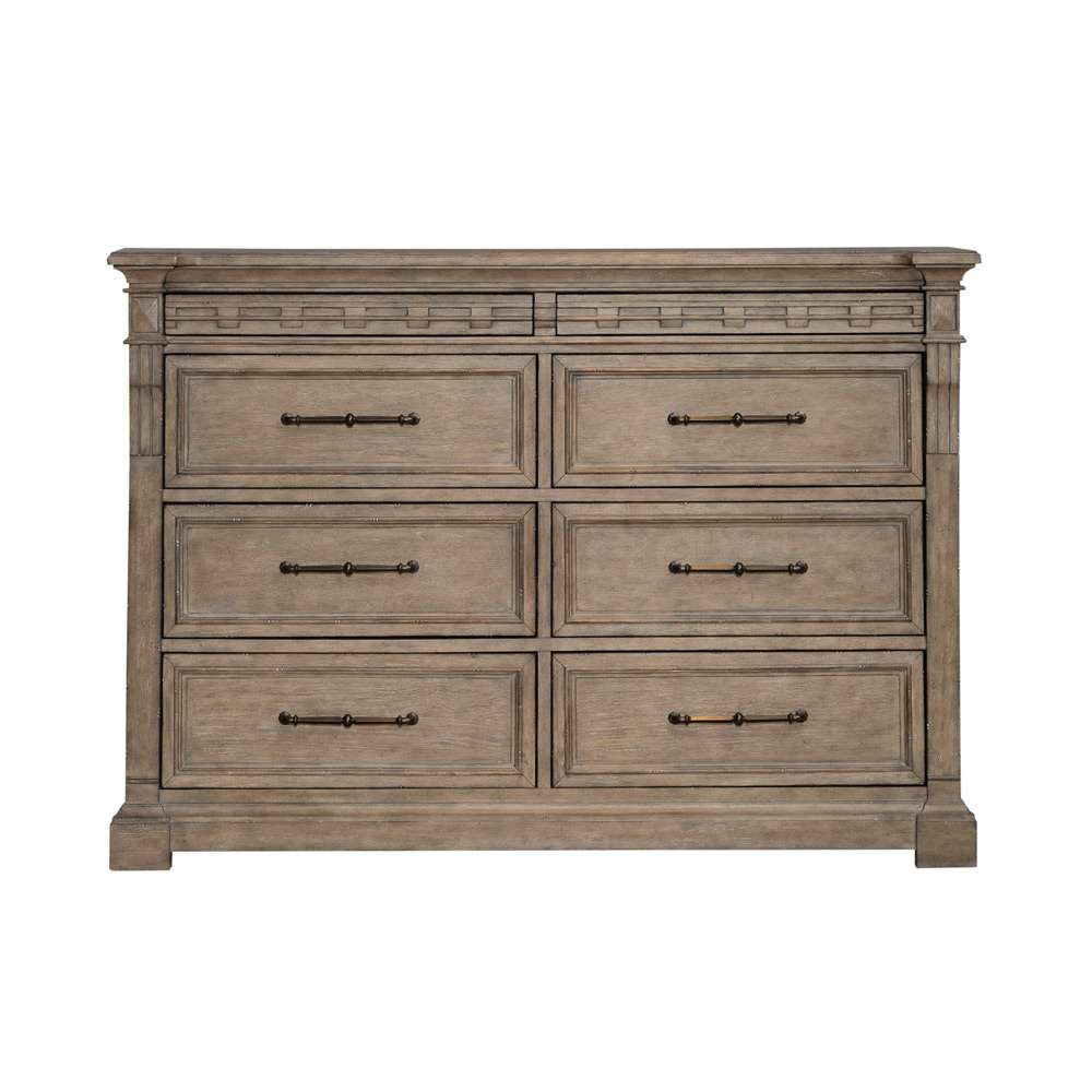Liberty Furniture - Town & Country 8 Drawer Dresser - 711-BR31 veiw 3