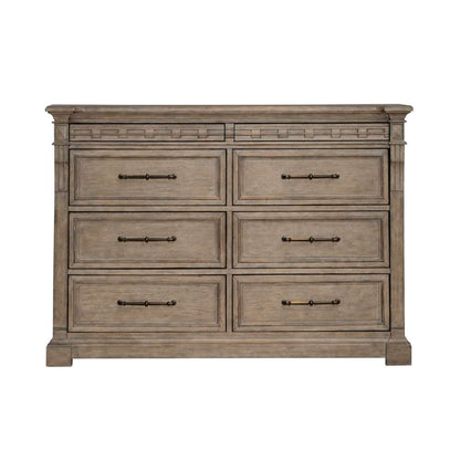Liberty Furniture - Town & Country 8 Drawer Dresser - 711-BR31 veiw 3
