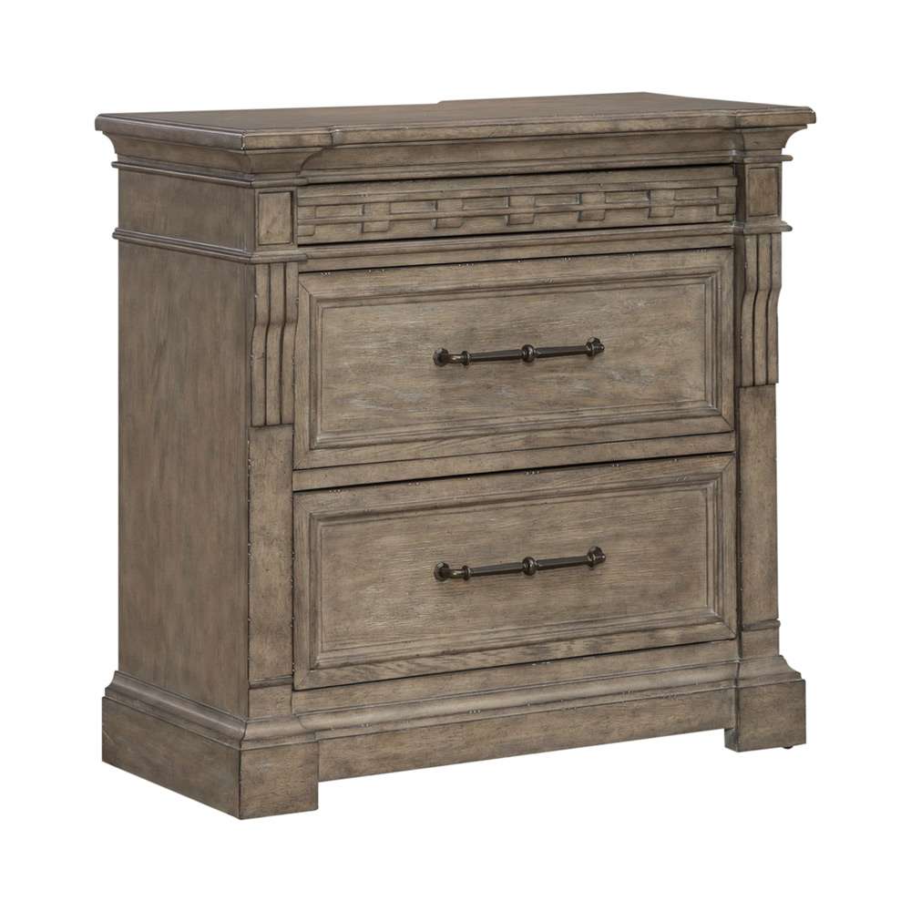Liberty Furniture - Town & Country Bedside Chest with Charging Station - 711-BR62 veiw 2