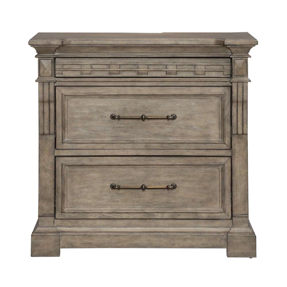 Liberty Furniture - Town & Country Bedside Chest with Charging Station - 711-BR62 veiw 3