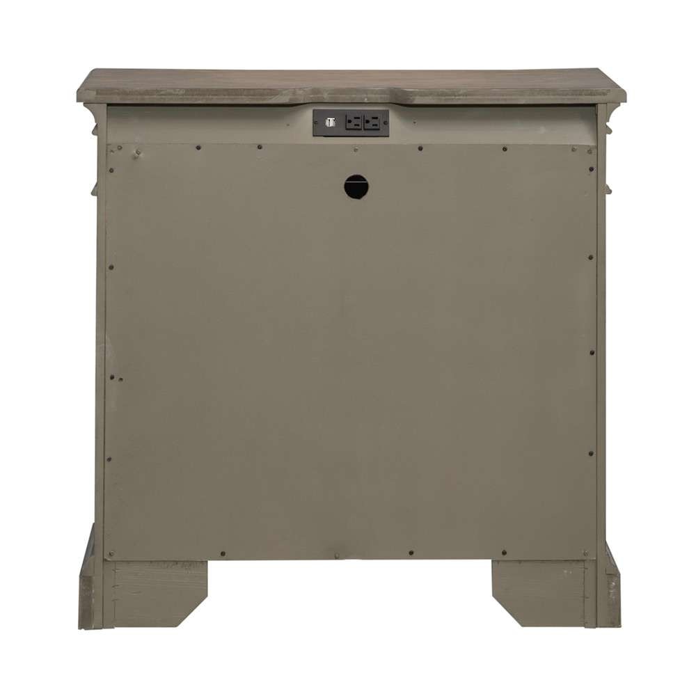 Liberty Furniture - Town & Country Bedside Chest with Charging Station - 711-BR62 veiw 5