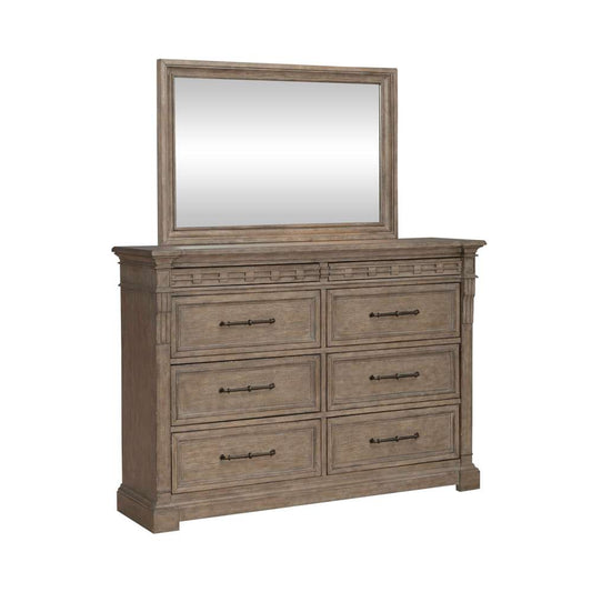 Liberty Furniture - Town & Country Dresser & Mirror  - 711-BR-DM veiw 2