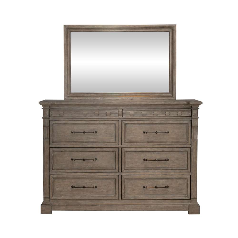 Liberty Furniture - Town & Country Dresser & Mirror  - 711-BR-DM veiw 3