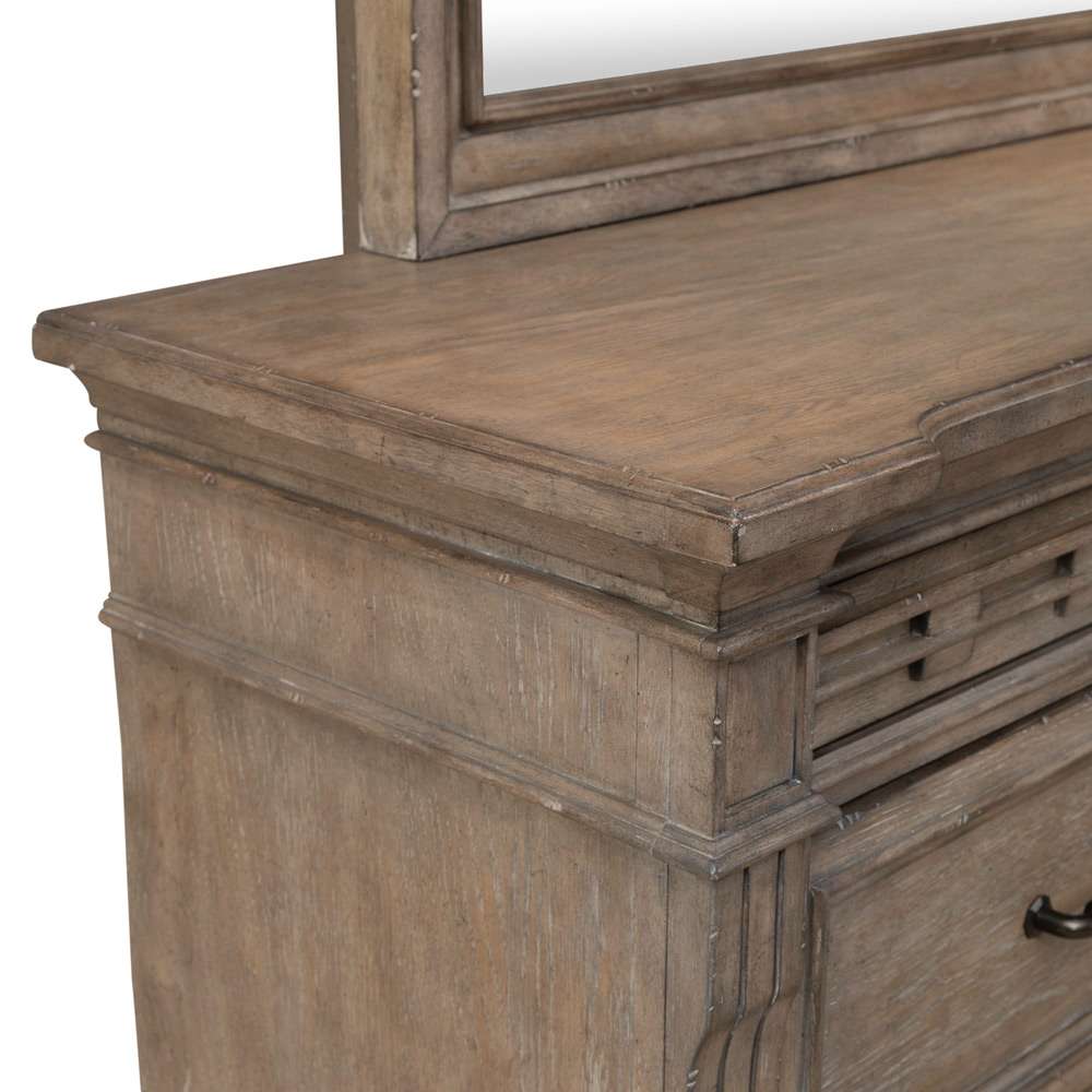 Liberty Furniture - Town & Country Dresser & Mirror  - 711-BR-DM veiw 6