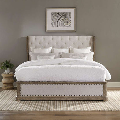 Liberty Furniture - Town & Country King Shelter Bed  - 711-BR-KSH veiw 1