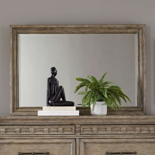 Liberty Furniture - Town & Country Landscape Mirror - 711-BR51 veiw 1