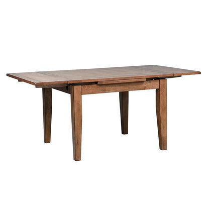 Liberty Furniture - Treasures 5 Piece Retractable Table Set  in Rustic Oak - 17-CD-5RTS veiw 2