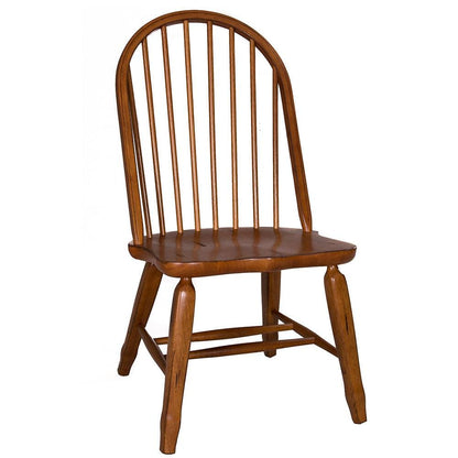 Liberty Furniture - Treasures 7 Piece Set  in Rustic Oak & Black - 17-DR-7PCS veiw 3
