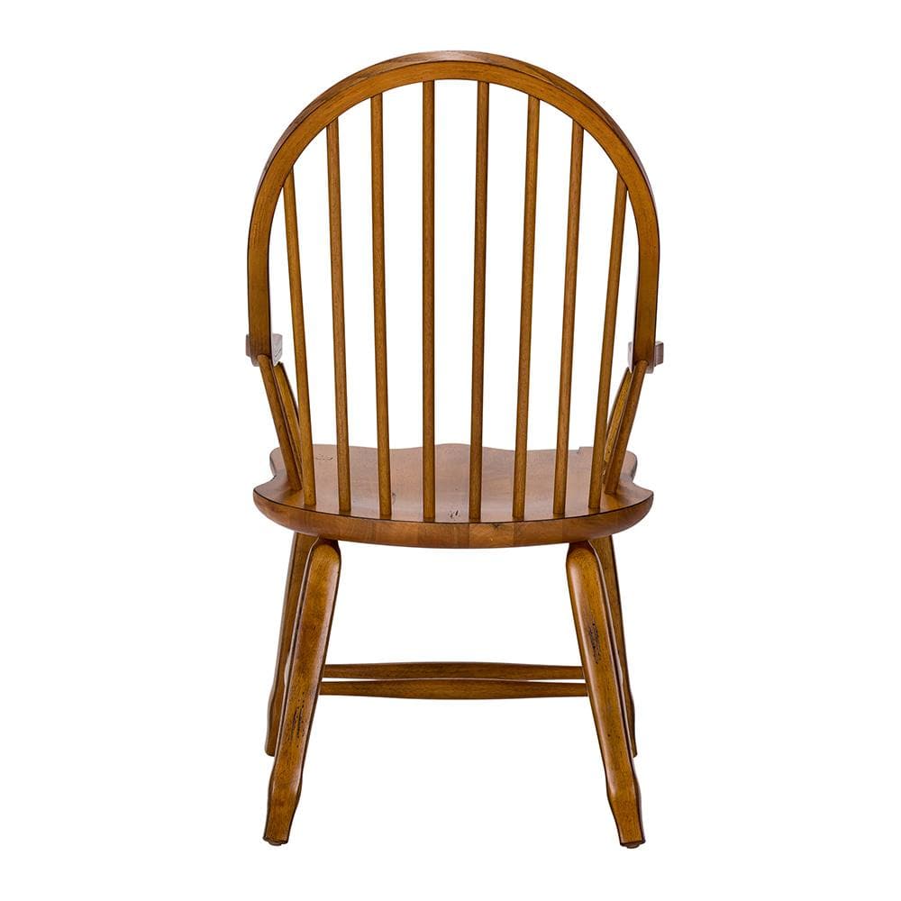 Liberty Furniture - Treasures 7 Piece Set  in Rustic Oak & Black - 17-DR-7PCS veiw 6