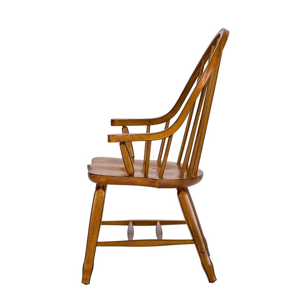 Liberty Furniture - Treasures 7 Piece Set  in Rustic Oak & Black - 17-DR-7PCS veiw 7