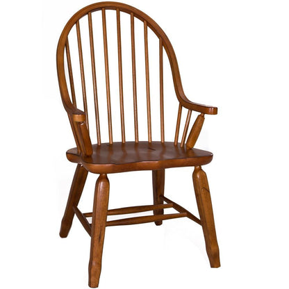 Liberty Furniture - Treasures Bow Back Arm Chair - Oak - 17-C2051 veiw 1