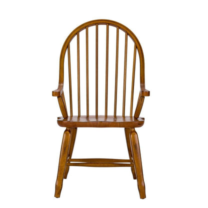 Liberty Furniture - Treasures Bow Back Arm Chair - Oak - 17-C2051 veiw 2