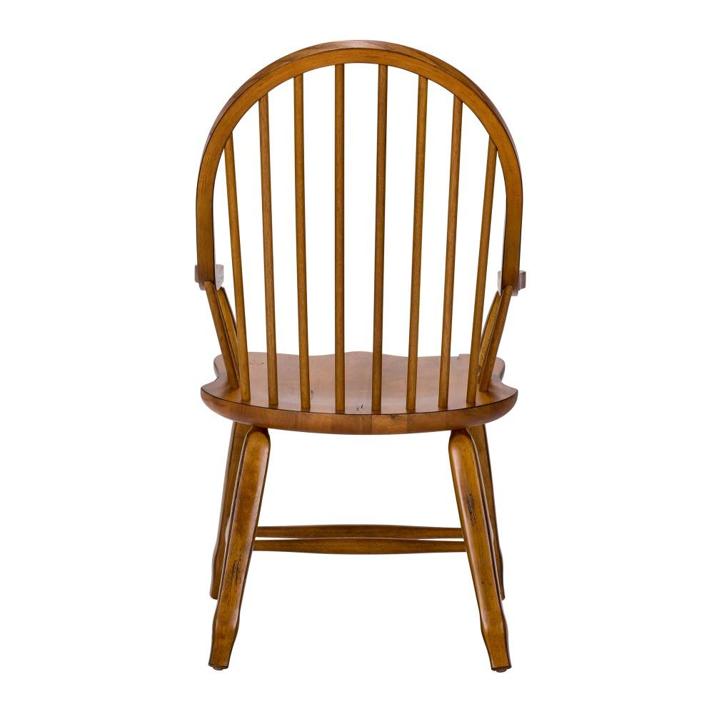 Liberty Furniture - Treasures Bow Back Arm Chair - Oak - 17-C2051 veiw 6