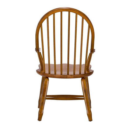Liberty Furniture - Treasures Bow Back Arm Chair - Oak - 17-C2051 veiw 6