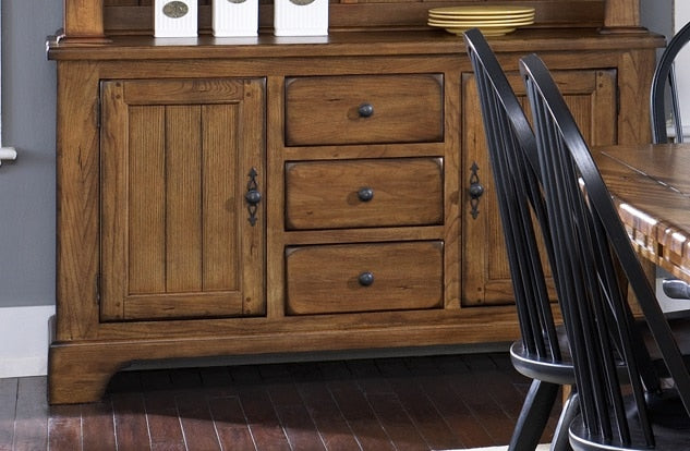 Liberty Furniture - Treasures Buffet In Oak - 17-CB6285 veiw 1