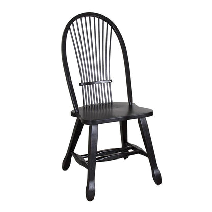 Liberty Furniture - Treasures Sheaf Back Side Chair - Black in Rustic Oak - 17-C4032 veiw 1