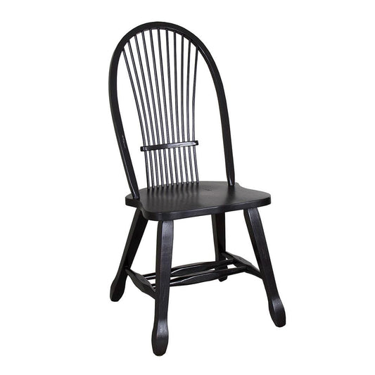 Liberty Furniture - Treasures Sheaf Back Side Chair - Black in Rustic Oak - 17-C4032 veiw 1