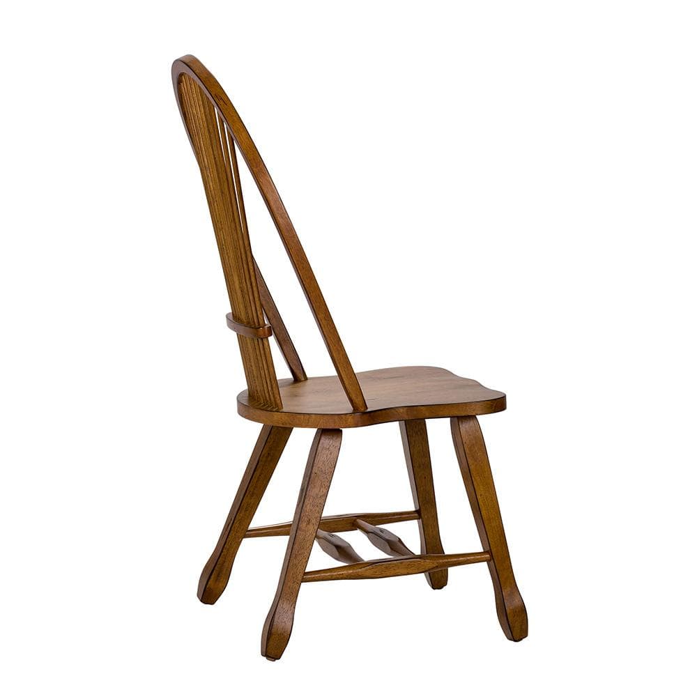 Liberty Furniture - Treasures Sheaf Back Side Chair - Oak in Rustic Oak - 17-C1032 veiw 6