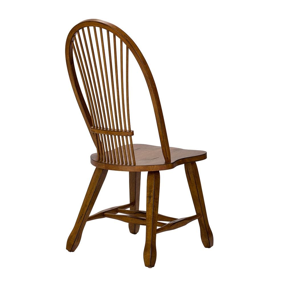 Liberty Furniture - Treasures Sheaf Back Side Chair - Oak in Rustic Oak - 17-C1032 veiw 7